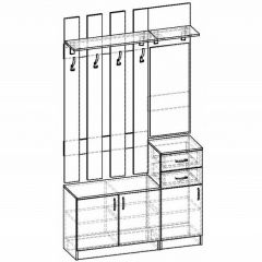 Стенка для прихожей Горизонт | фото 4