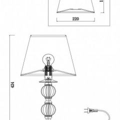 Настольная лампа декоративная Freya Inessa FR2685TL-01BZ | фото 8