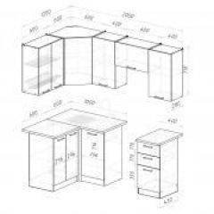 АЛЬБА Кухонный гарнитур Оптима 5 (1200*2000 мм) | фото 2