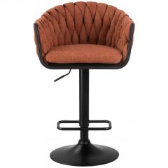 Барный стул 9690-LM Leon оранжевый / черный | фото 7
